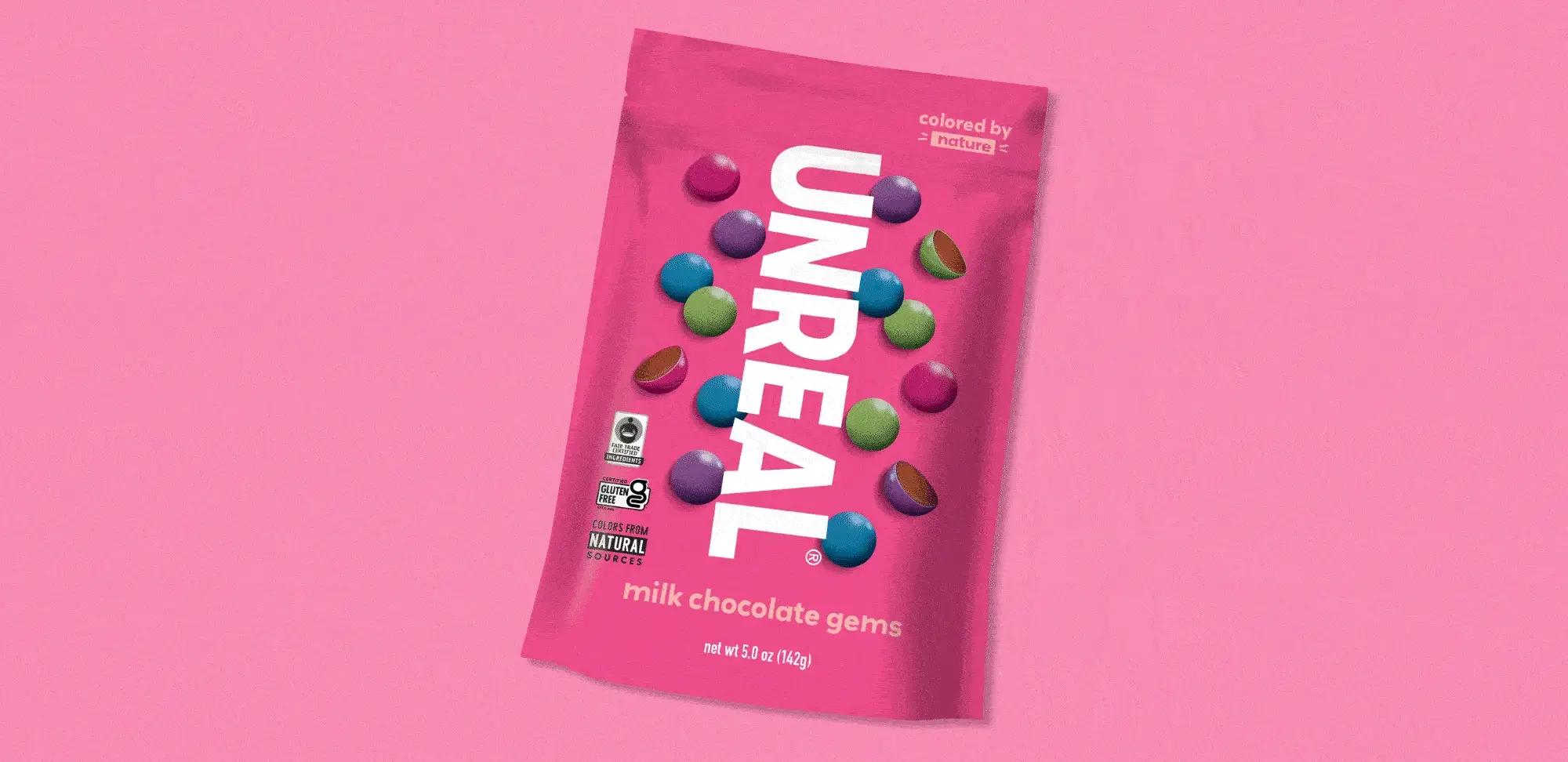 Milk chocolate gems - family size bag - Image 3